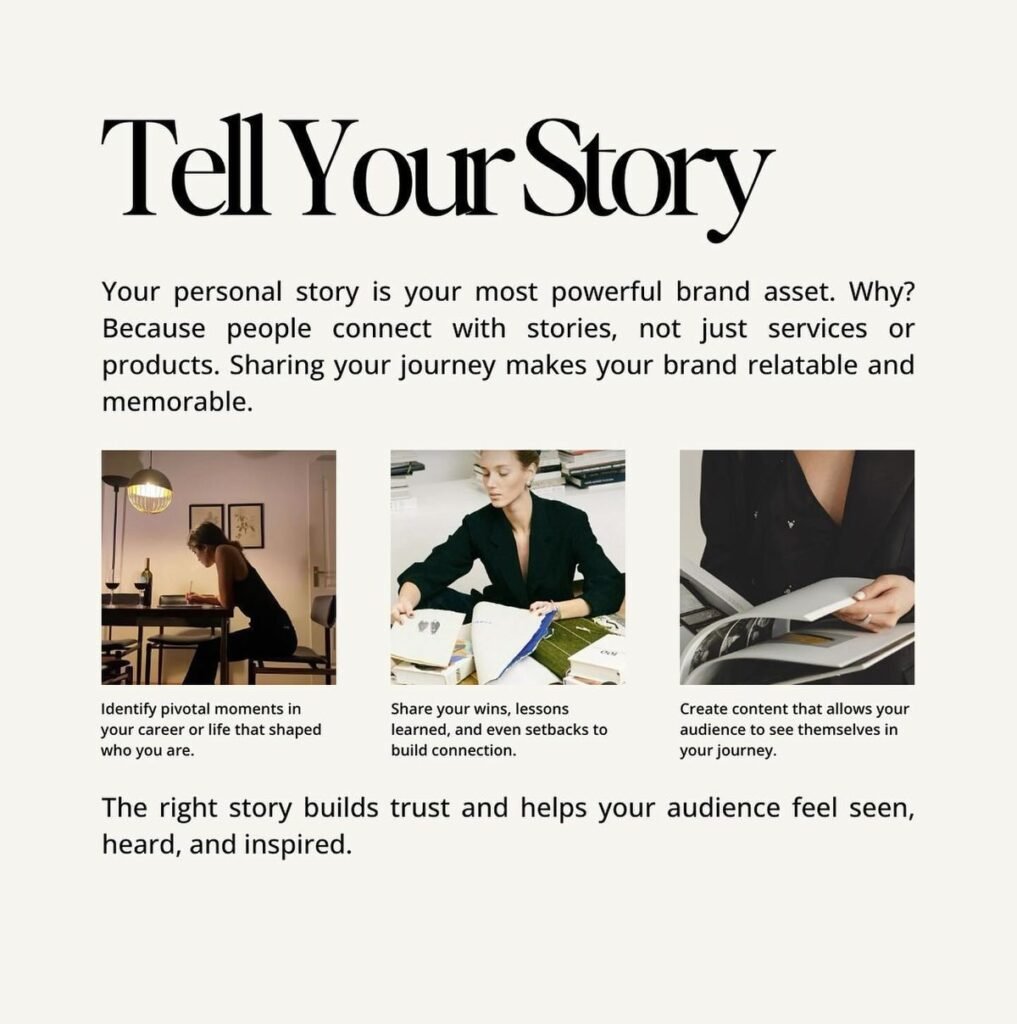 brand story / messaging board