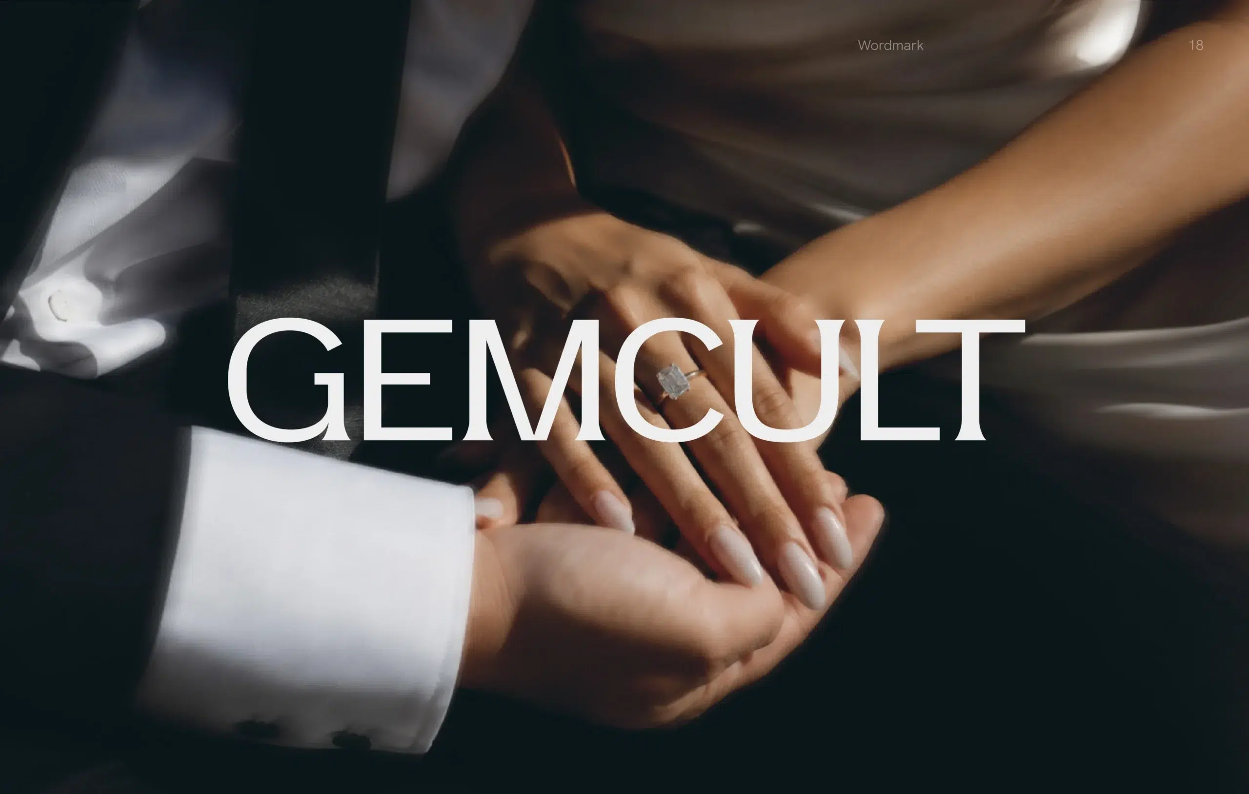 Close-up of diverse hands gently clasped together, conveying unity and support, with the word “GEMCULT” prominently overlaid in white.